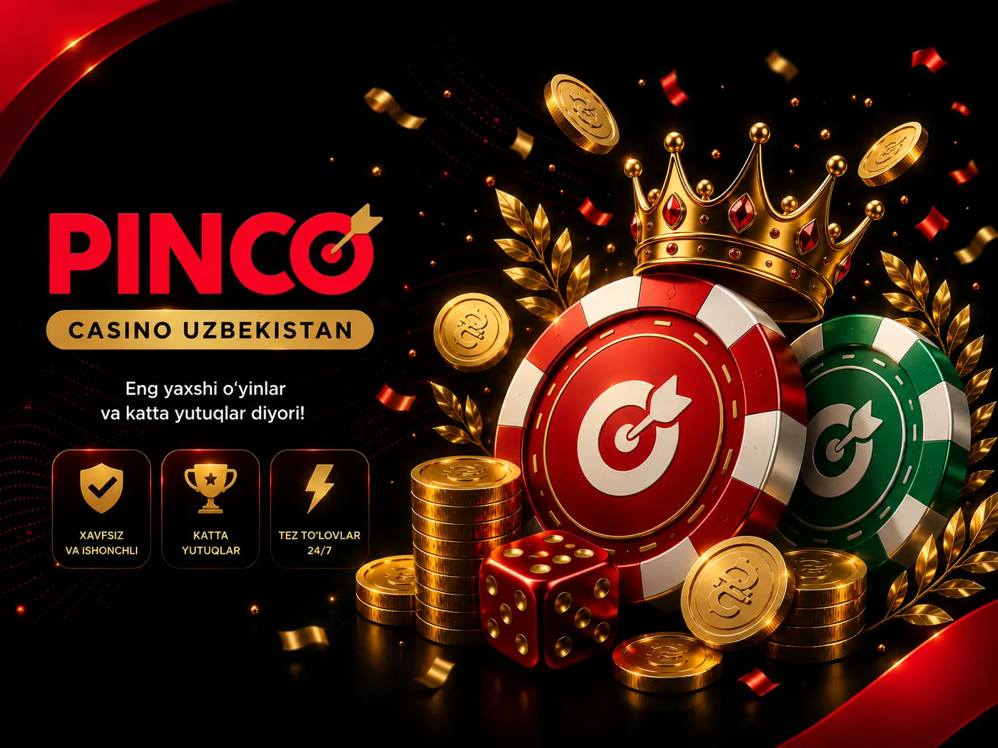 Pinco Casino O‘zbekiston rasmiy veb-sayt